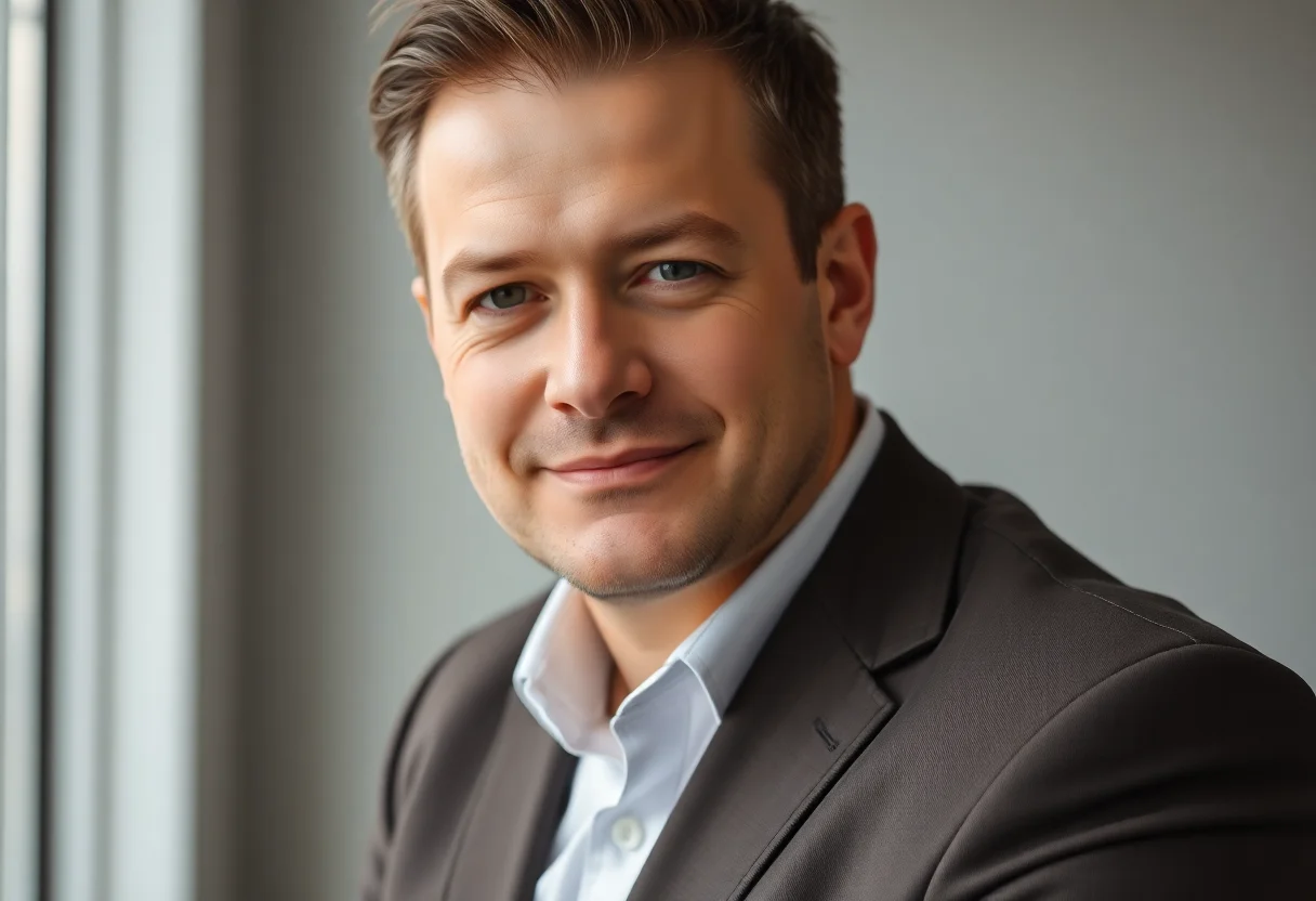 Portrait of a male financial consultant.